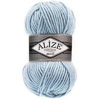 Пряжа для в'язання Alize Superlana maxi. Колір - 480, світло блакитний