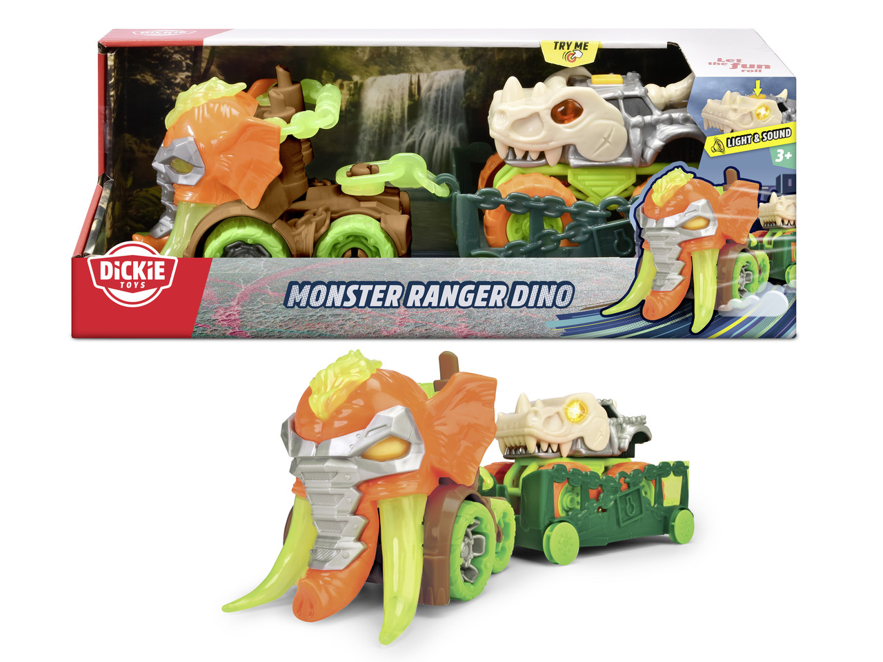 Машинка Dickie Toys Монстр Рейнджер Діно 32см (3755005)
