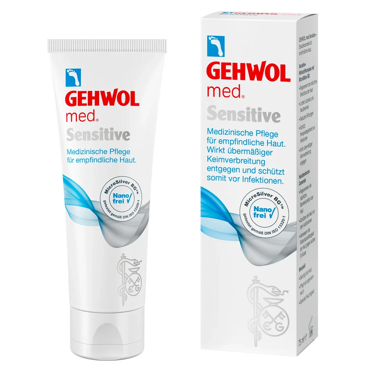 Крем для чутливої шкіри Gehwol med Sensitive 75 мл