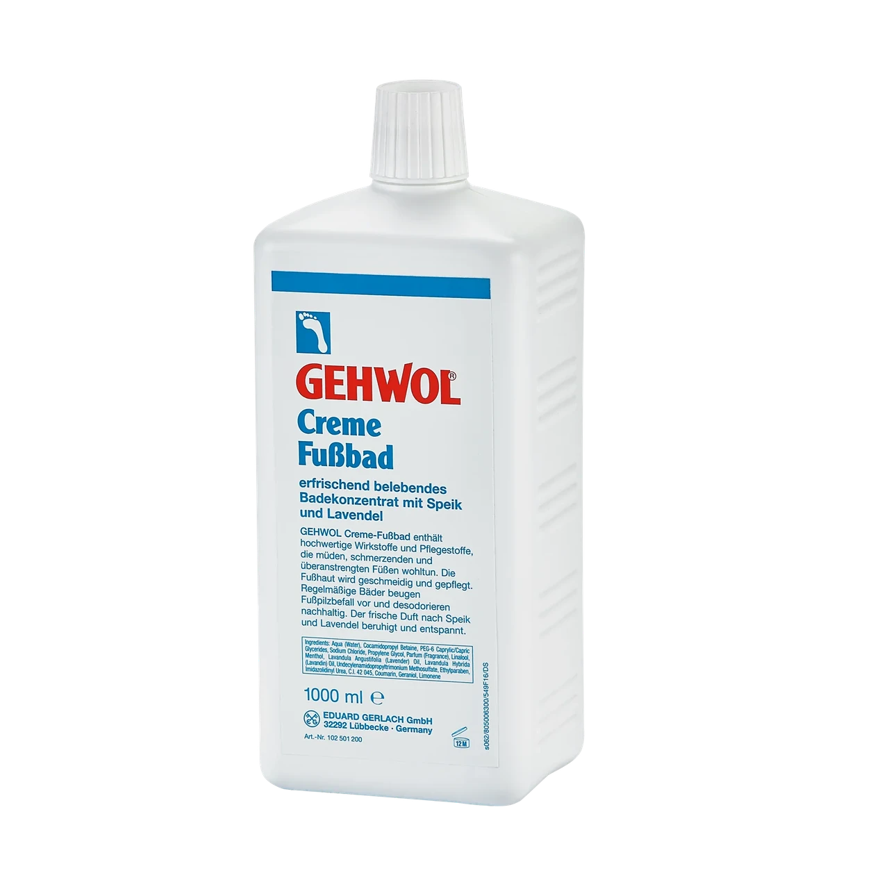 Крем-ванна для ніг Gehwol "Лаванда" Creme Fusbad Gehwol 1000 мл