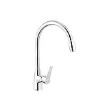 Змішувач латунний для кухні Ibergrif Іспанія (повний комплект) кран на кухню латунь крани кухонні з латуні, фото 3