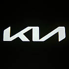 Логотип підсвітка дверей KIA K5 Лінза скло HD забраження, PREMIUM, фото 2