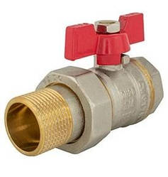 Кран кульовий зі згоном FADO Classic PN40 15 1/2" ЗВ метелик