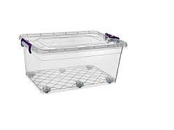 Контейнер 60л пл. з кришкою на колесах ТМ ASUDE PLASTIK