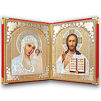 Складень шкіряний 22×13.5 см, червоний