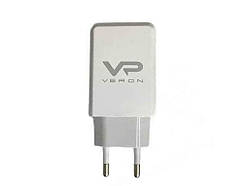Мережевий зарядний пристрій Micro Cable 18W 1U — VR-C13М white ТМ Veron