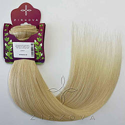 Натуральне Азіатське Волосся на Тресі 50 см 100 грам, Блонд №60