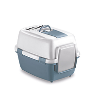 Stefanplast Туалет з фільтром "Wiva Cat", 55*40*40 см Синій