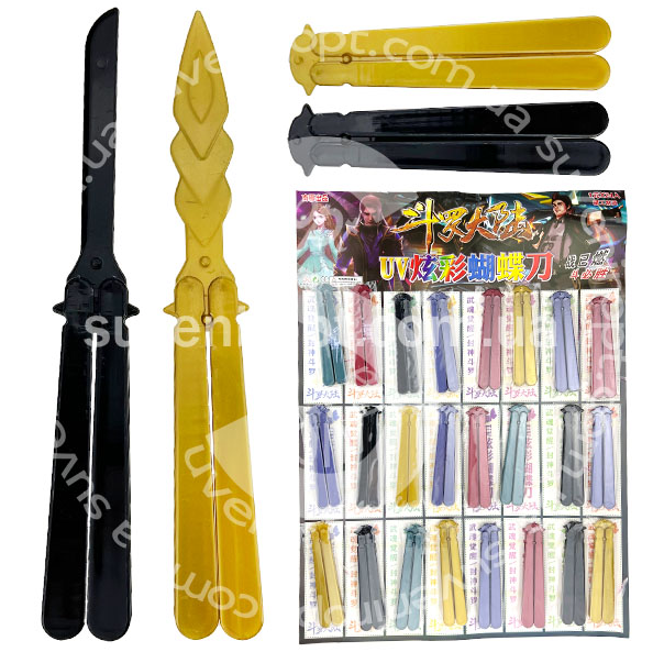 Оригінальні ножі обманки кольорові 24 шт., фото 1