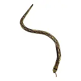 Іграшка з дерева Змія коричневий візерунок, фото 3