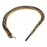 Іграшка з дерева Змія коричневий візерунок, фото 4