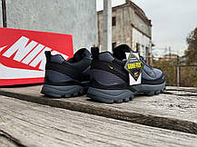 Чоловічі кросівки Nike Rivah Gore-Tex сірий з чорним, фото 6