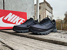 Чоловічі кросівки Nike Rivah Gore-Tex сірий з чорним, фото 3