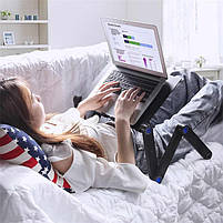 Столик трансформер для ноутбука Laptop Table T8, фото 6
