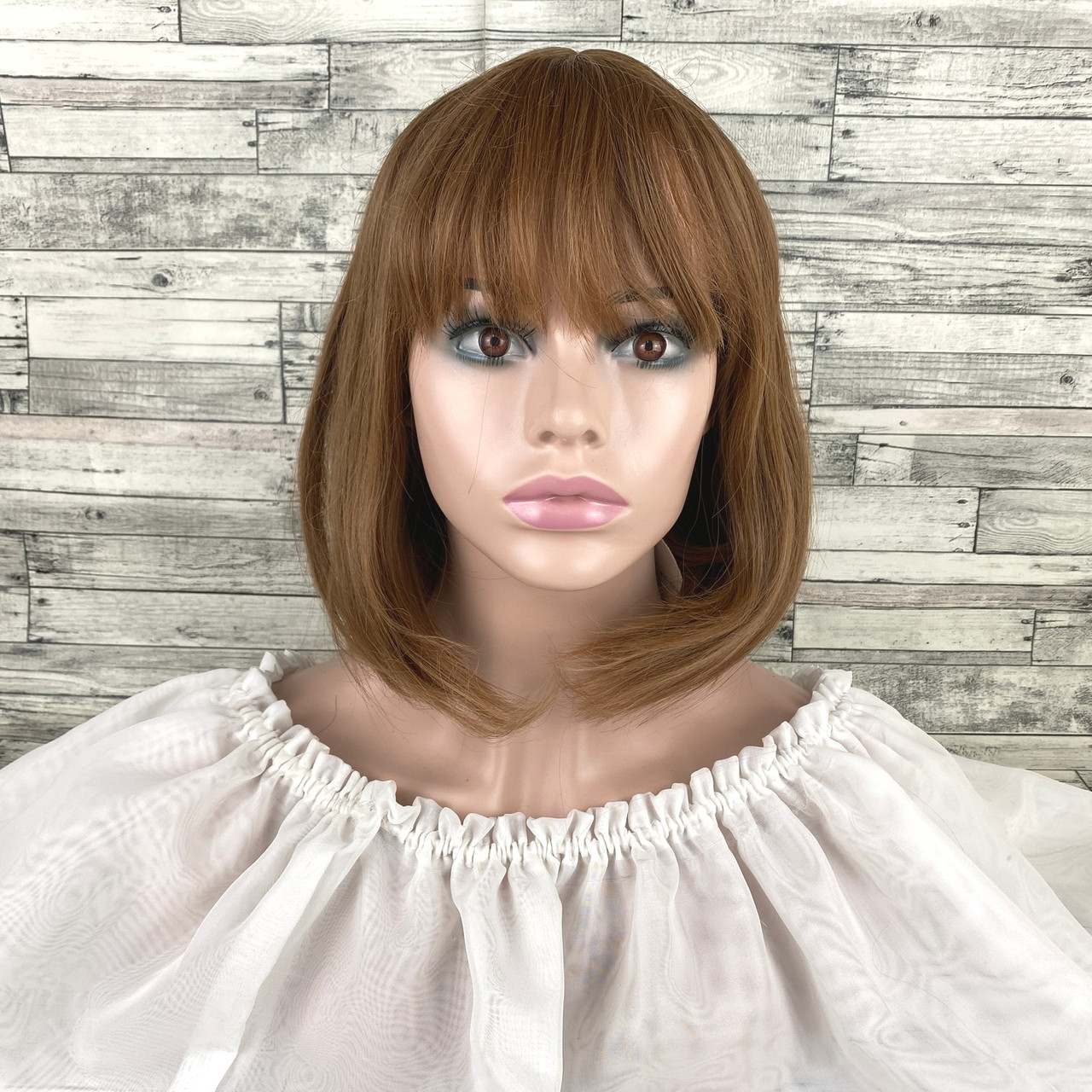 Перука жіноча каре русява з челкою та проділом, фото 1