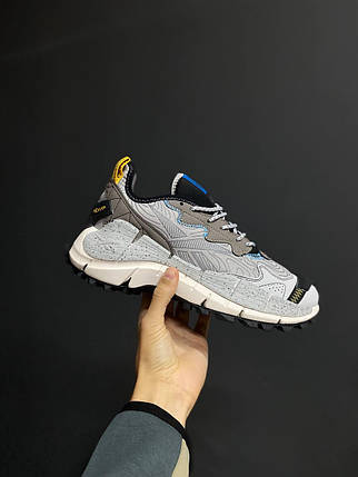 Зимові Чоловічі Кросівки Reebok Zig Kinetica 2 Edge Grey / Рибок Зіг Кінетика 2 Едж Сірі, фото 1