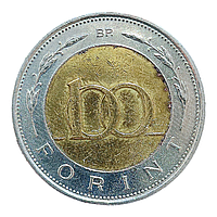 Угорщина 100 форинтів, 1996 Бі-метал
