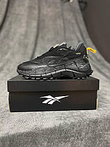 Зимові Чоловічі Кросівки Reebok Zig Kinetica 2.5 Edge Cordura / Рибок Зіг Кінетика 2.5 Едж Кордура Чорні, фото 3
