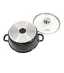 Каструля з кришкою 4.2 л з антипригарним покриттям Styleberg ST-3023, фото 2