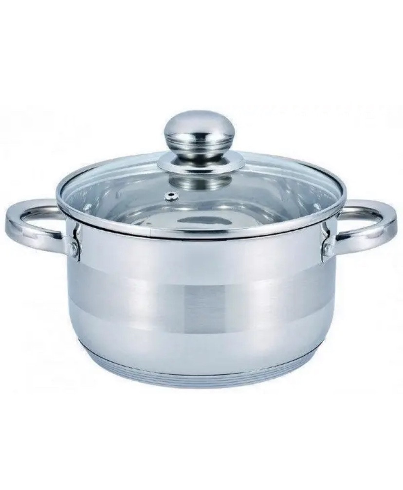 Каструля з кришкою 2,5 л Benson BN-218, фото 1