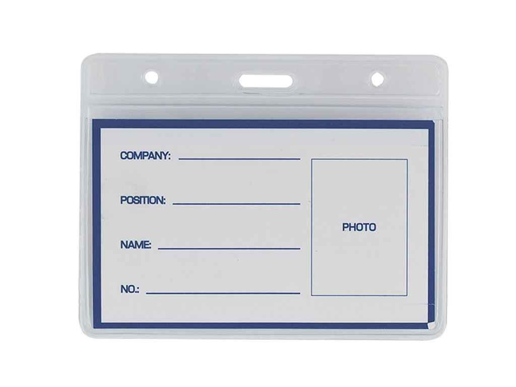 Ідентифікатор горизонтальний, 95х75мм, PVC BM.5402 ТМ BUROMAX BP, фото 1