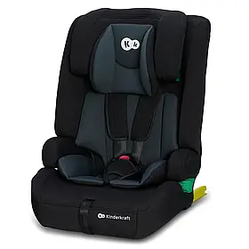 Автокрісло Kinderkraft Safety Fix 2 i-Size Black (ISOFIX, зростом від 76 до 150 см, 9-36 кг) Чорне