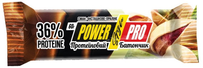 Батончик Power Pro 36% 60 г Фісташкове праліне