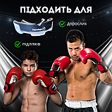 Капа для боксу зубів боксерська зубна силіконова спортивна Hechpro для боксерів чорно-біла (КАП1), фото 8