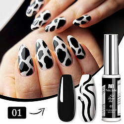 Гель-фарба 8мл. для малювання на нігтях з тонким пензликом