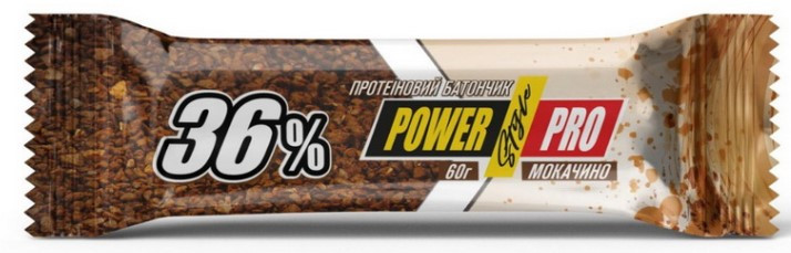 Протеїновий батончик Power Pro 36% 60 г Моккачіно
