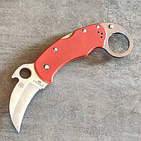 Ніж керамбит Spyderco помаранчевий, маленький