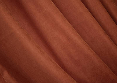 Шторна тканина нубук однотонний, Туреччина. Колір теракотовий. Код 1512ш