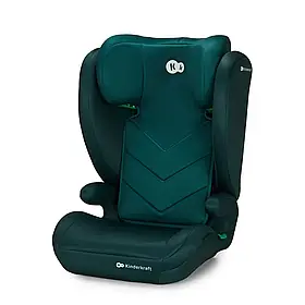 Автокрісло Kinderkraft i-Spark Green (ISOFIX, від 3,5-12 років, регулювання підголівника) Зелене