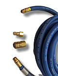 Шланг гібридний, професійний, 20 атм, 10*17мм, 10м з латунними швидкороз'ємами, фото 2