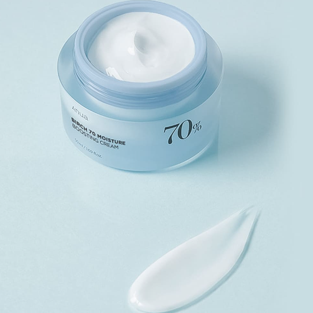 Заспокійливий крем із берізовим соком Anua Birch 70% Boosting Cream Moisture