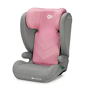 Автокрісло Kinderkraft i-Spark Pink (ISOFIX, від 3,5-12 років, регулювання підголівника) Рожеве