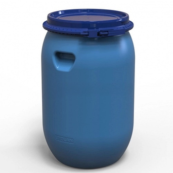 Ємність харчова 100л 3 шари синя кришка, хомут з ущільненням ЄВ LITOLAN