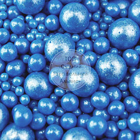 Рис повітряний у глазурі — Синій — 100 г