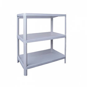 Полиця пластикова для взуття 3-х ярусна 56*33*70 см Алеана  171006 біла троянда