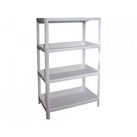 Полиця пластикова для взуття 4-х ярусна 56*33*105 см Алеана  171007 біла троянда