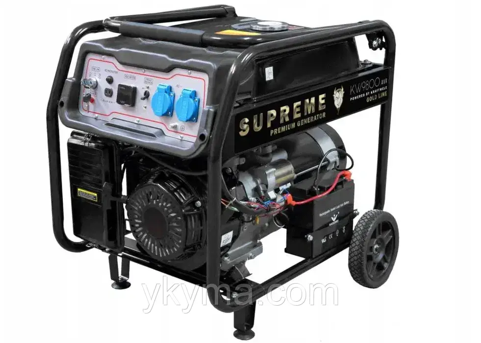 Бензиновий генератор Supreme (8.0/8.5 кВт, 25 л, 4-такт., однофазний), фото 1