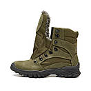 Берці зимові військові шкіряні олива Арт-Т2, фото 2