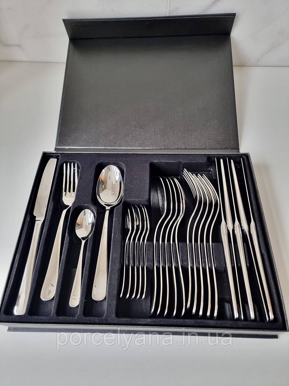 Набір столових приладів 24 пр Dalper Aurora в картонній коробці, фото 1