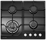 Плита газова 4 конфорки Concept PDV 7460 bc (загартоване скло, WOK пальник, електрозапалювання), фото 2