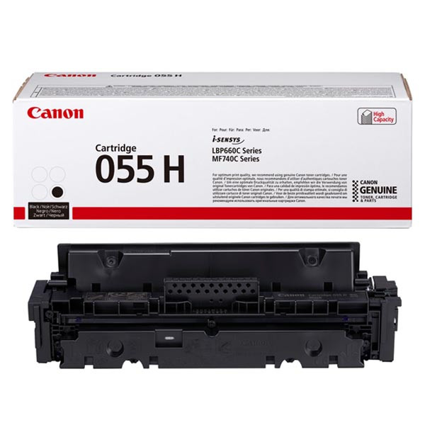 Картридж Canon 055H black (3020C002) для принтера i-sensys MF742Cdw, MF744Cdw, MF746Cx, LBP663Cdw, LBP664Cx