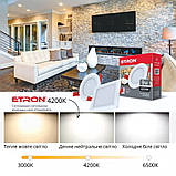 Led світильник вбудований 20W 4200К ETRON Downlight 1-EDP-631 круглий білий, фото 6