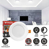 Led світильник вбудований 20W 4200К ETRON Downlight 1-EDP-631 круглий білий, фото 2