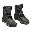Берці військові шкіряні зимові на мембрані Gore-Tex чорні Арт-Т3, фото 4