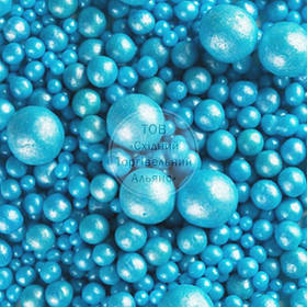 Рис повітряний у глазурі — Блакитний — 100 г