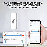 Розумний Wi-Fi датчик температури та вологості Tuya, Smart Life, фото 5